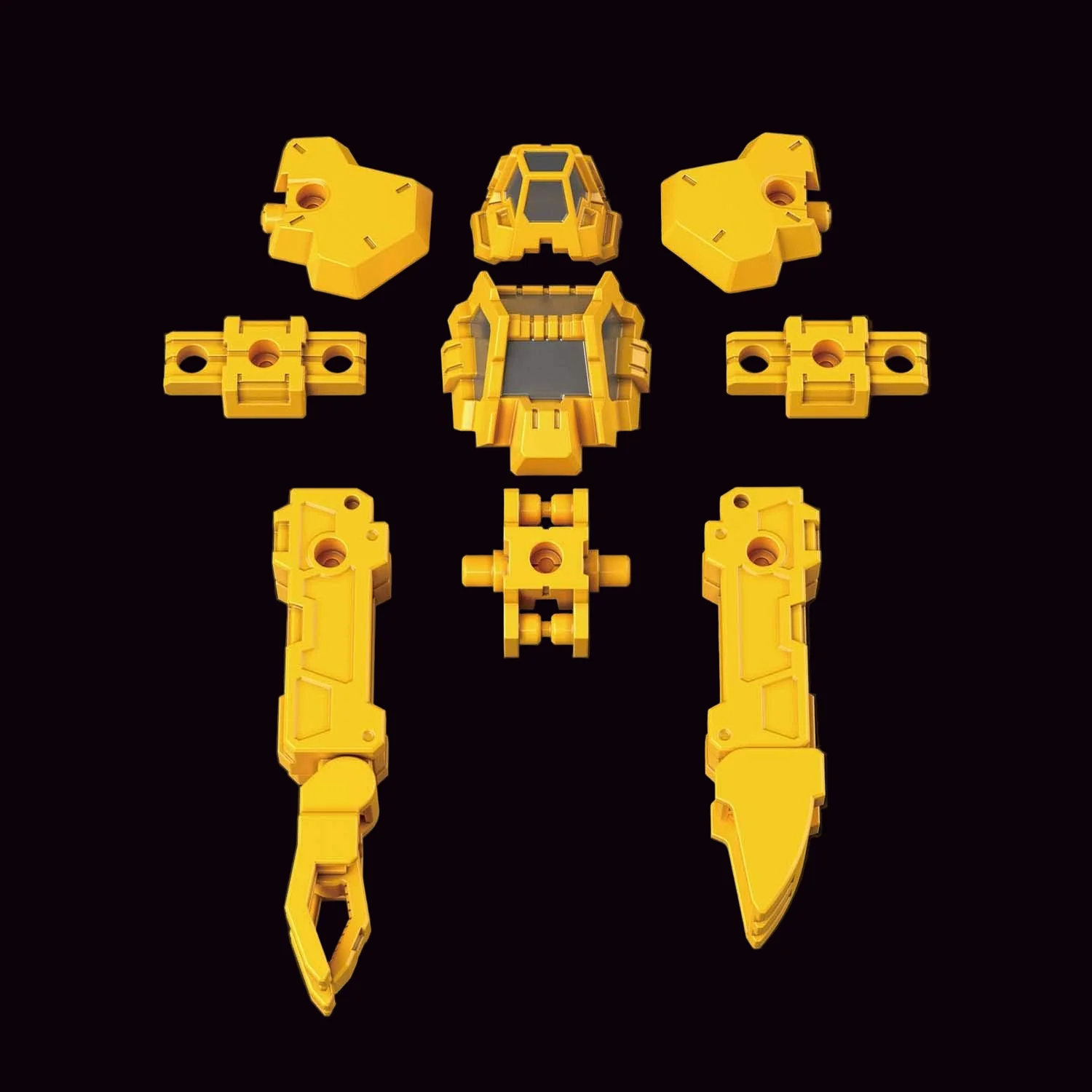 30 Minutes Missions - 1/144 30MM Optional Armor Special Operation (for Rabiot, Yellow)