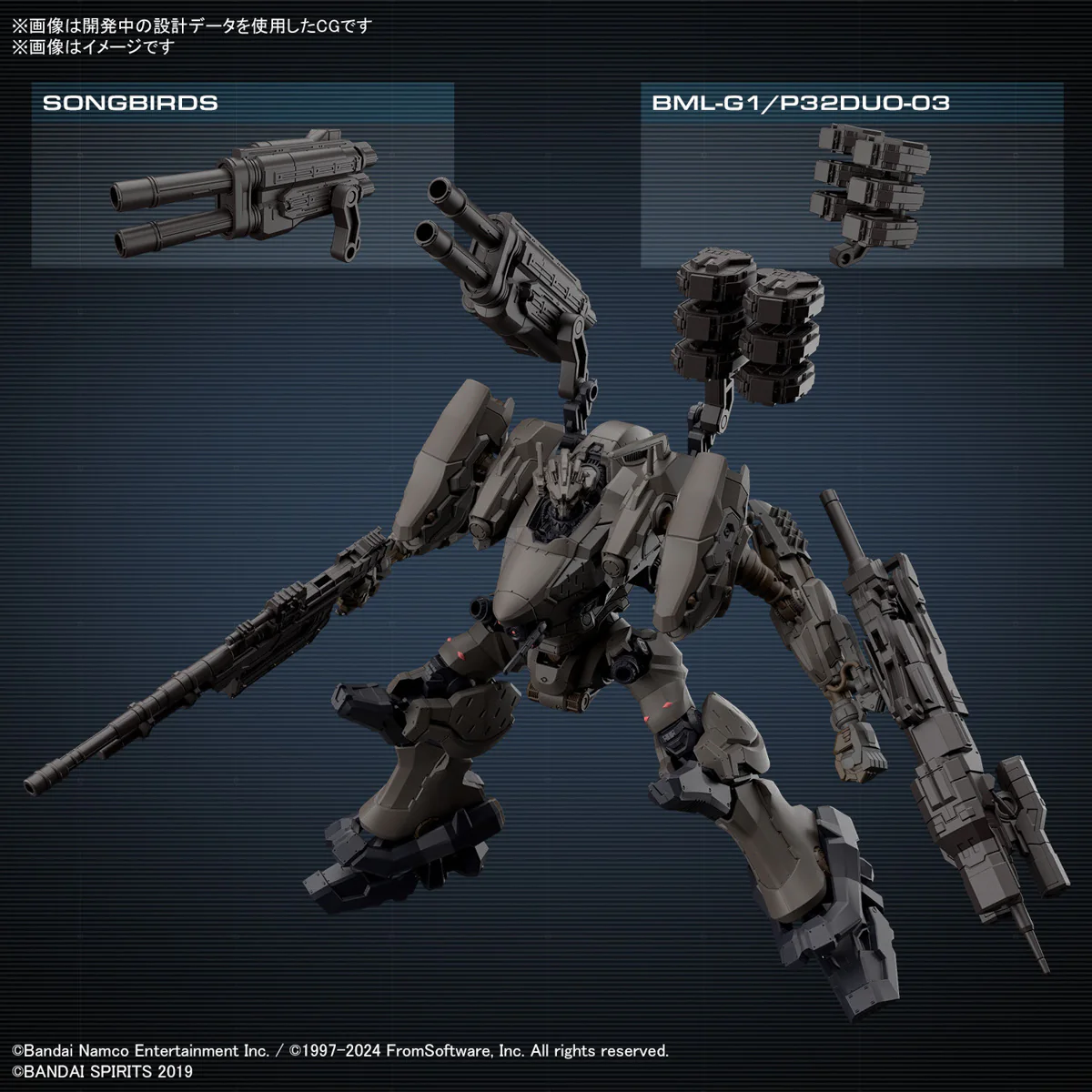 30 Minutes Missions  - 30MM 1/144 Armored Core VI Fires of Rubicon RaD CC-2000 Orbiter Nightfall - Image 7