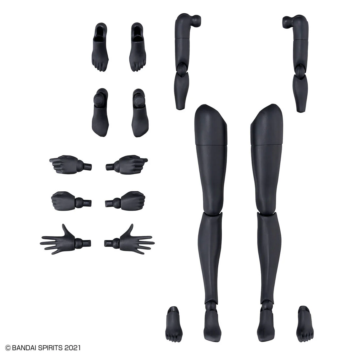 30 Minutes Sisters - 30MS Option Body Parts Arm & Leg Parts (White/Black) - Image 3
