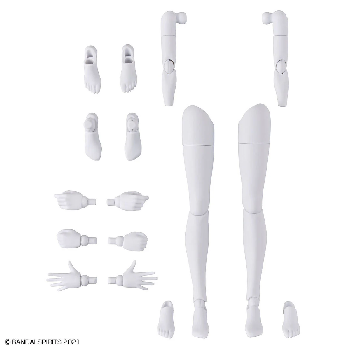 30 Minutes Sisters - 30MS Option Body Parts Arm & Leg Parts (White/Black) - Image 4