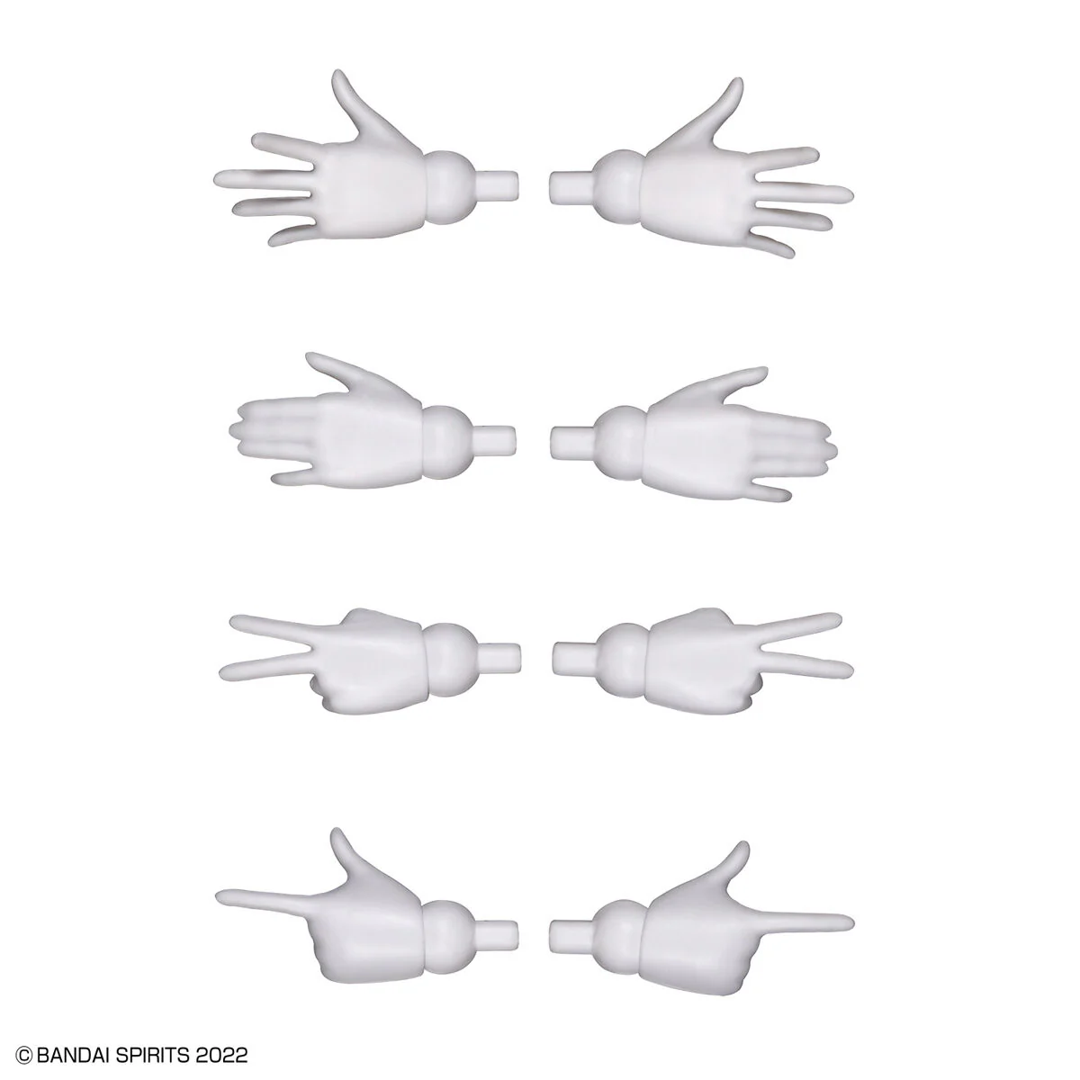 30 Minutes Sisters - 30MS Optional Hand Parts (White / Black) - Image 2
