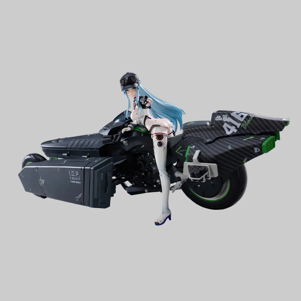 Animaster & 核金重构 - 1/12 Girls' Frontline 2 Klukai + Motorcycle (Model Kit) Set Of 2 [PRE-ORDER]