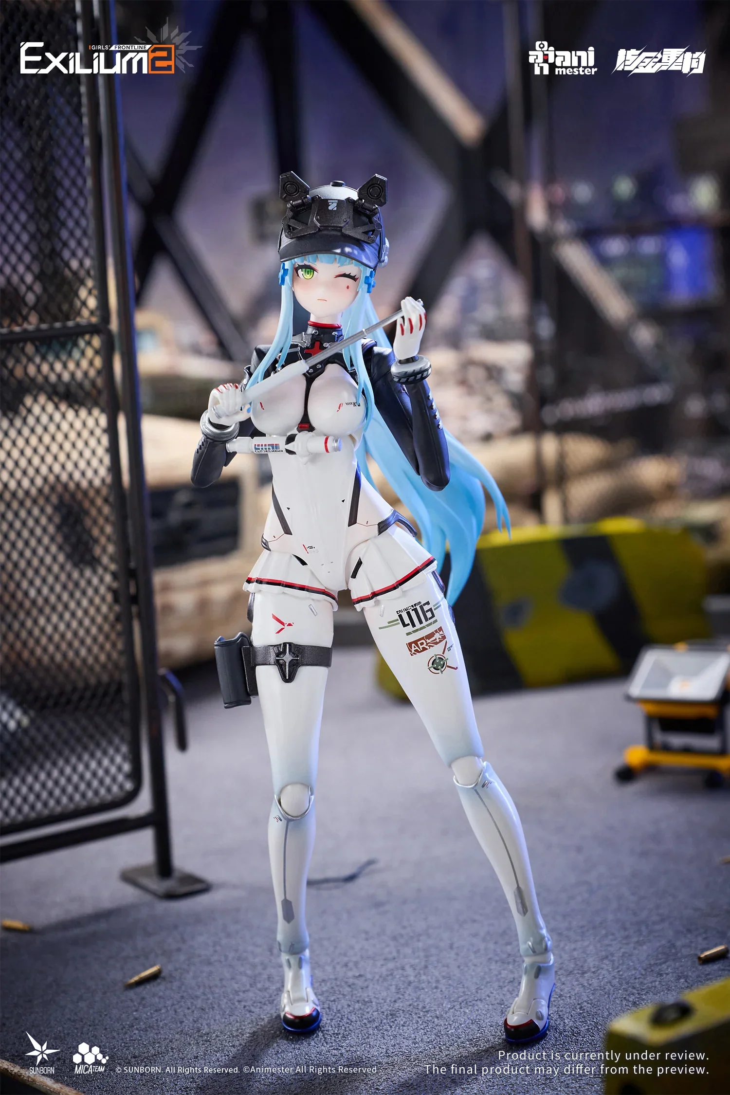 Animaster & 核金重构 - 1/12 Girls' Frontline 2 Klukai + Motorcycle (Model Kit) Set Of 2 [PRE-ORDER] - Image 8