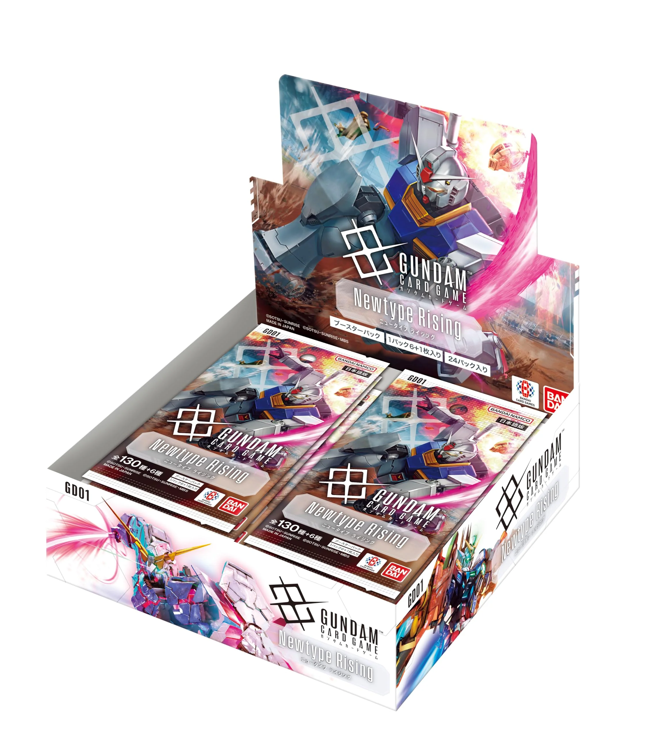 Bandai - Gundam Card Game Booster Box - Newtype Rising [GD01] - Image 3