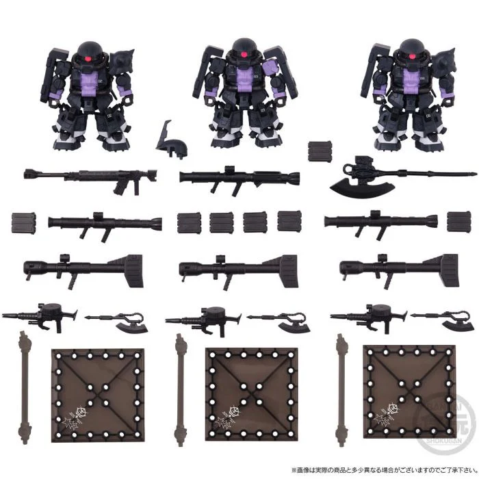 Bandai Shokugan - Mobility Joint Gundam Black Tri-star High Mobility Type ZAKU II 3 - Image 7