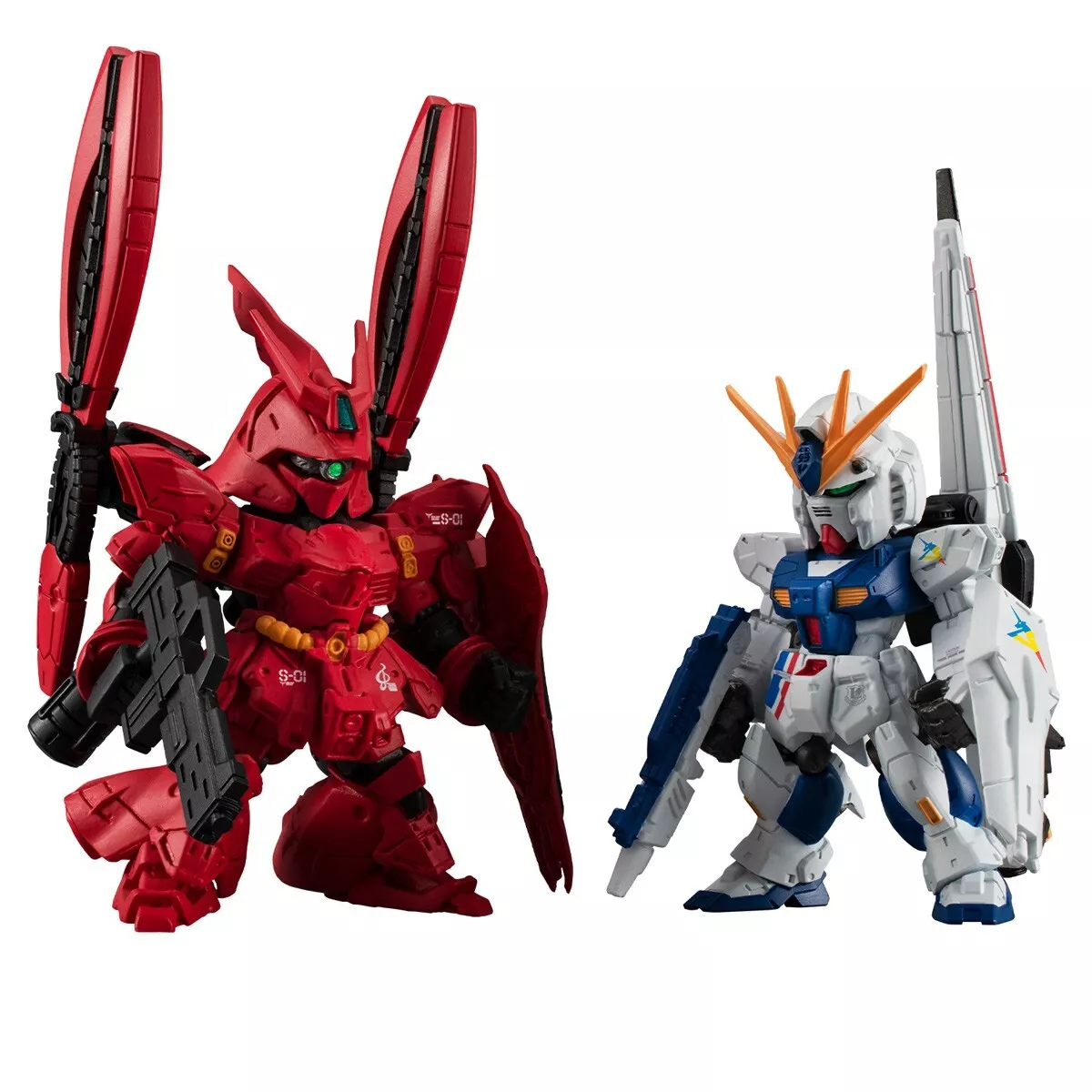 Bandai Shokugan - P-Bandai FW Gundam Converge Core RX-93ff Nu GUNDAM & MSN-04FF Sazabi
