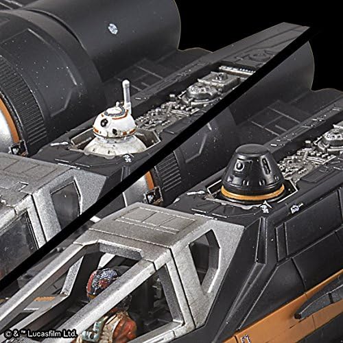 Bandai Star Wars -  1/72 Poe's X-Wing Fighter The Force Awakens Model Kit - Image 6