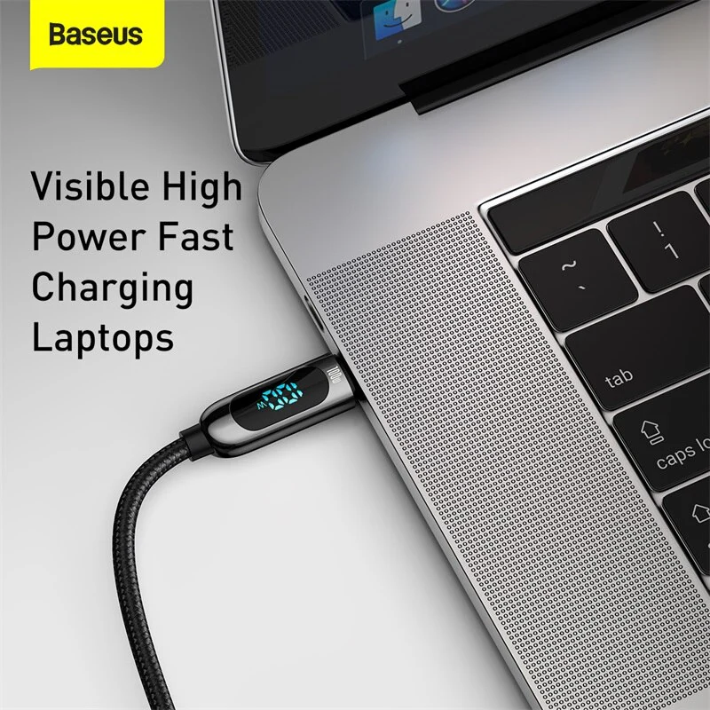 Baseus 100W PD Display Fast Charging Data Cable Type-C to Type-C  1m - Image 5