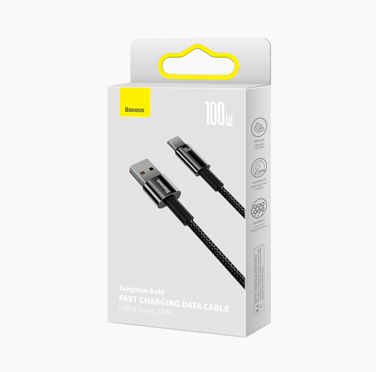 Baseus 100w USB-A to USB-C Cable USB to Type-C 1m, 2m - Image 9