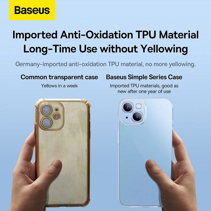 Baseus Crystal Magnetic Phone Case for iPhone 14 Pro-Pro Max Transparent - Image 6