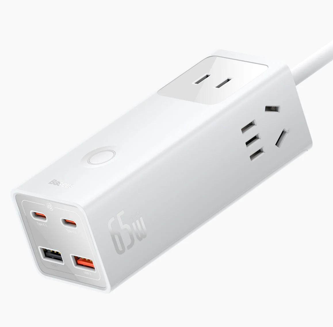 Baseus GaN3 Pro 7 Ports Power Strip 65W - Image 2