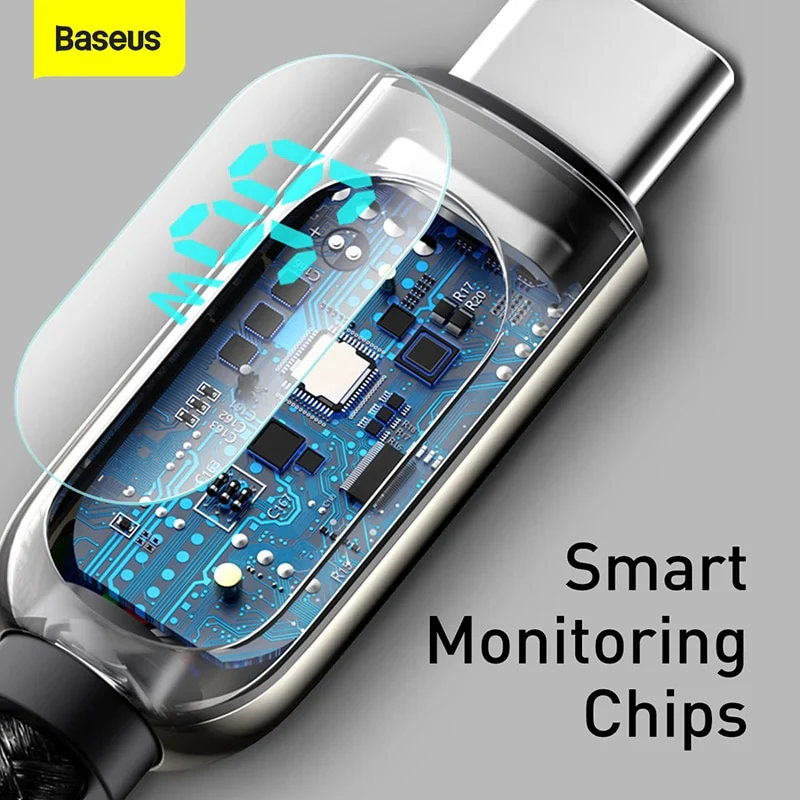 Baseus USB-A to USB-C 66W Display Data Cable USB to Type-C 1m,2m - Image 7