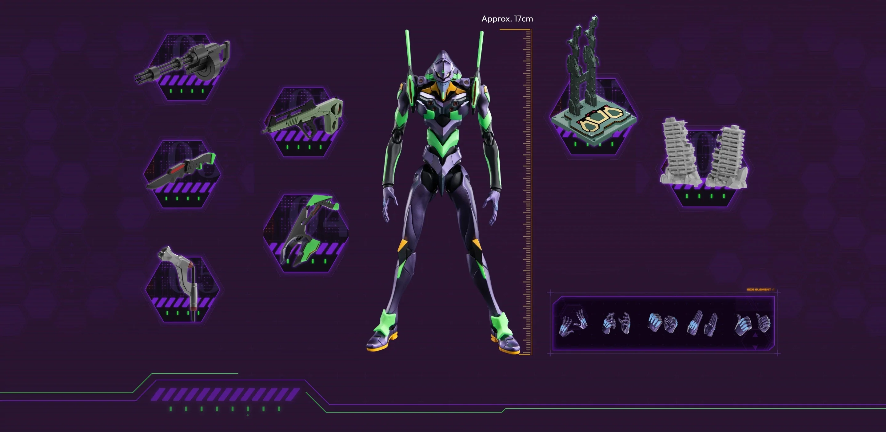 Blokees Evangelion Test Type-01 Action Edition Model Kit - Image 13