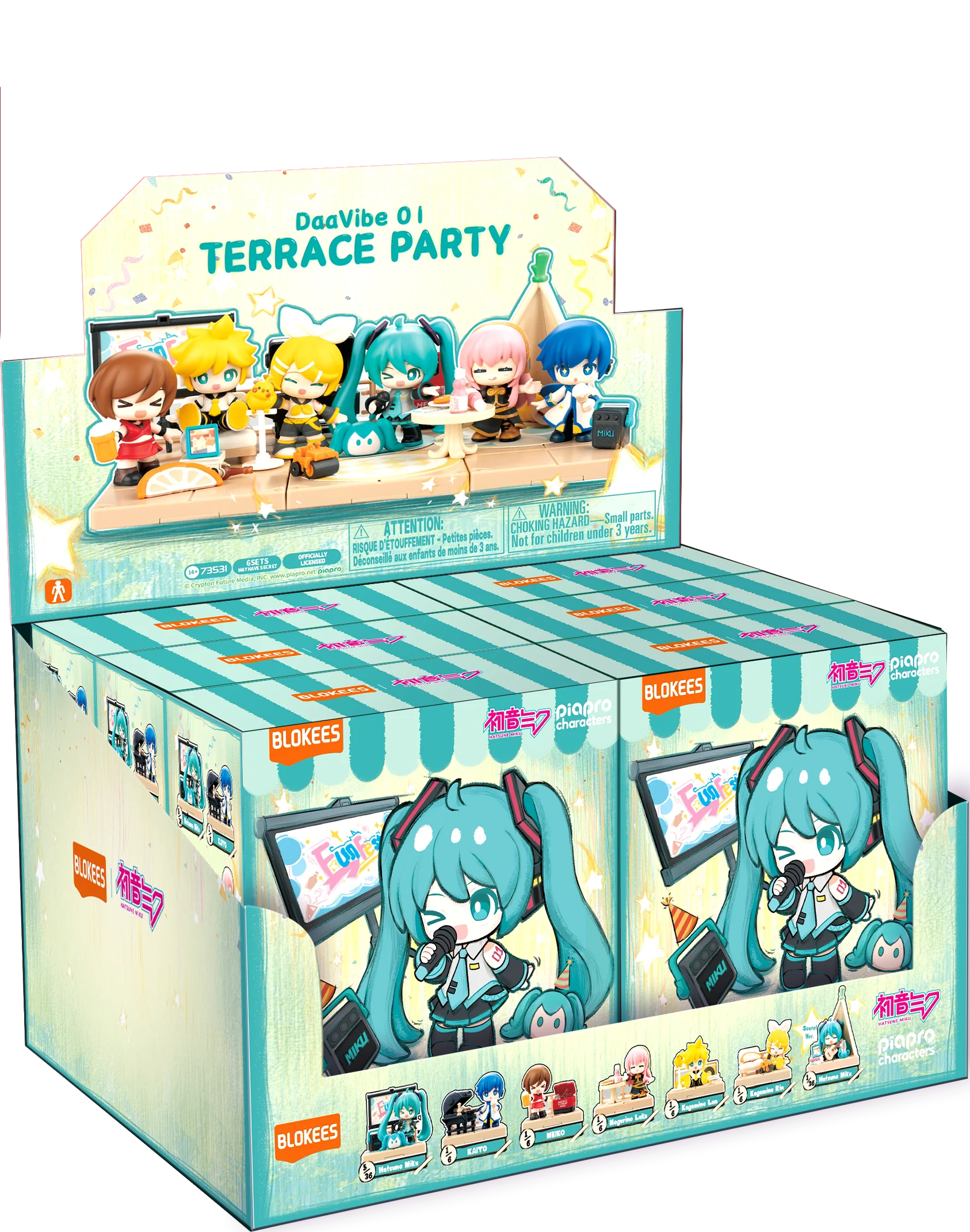 Blokees Hatsune Miku DaaVibe 01 Terrace Party Blind Box