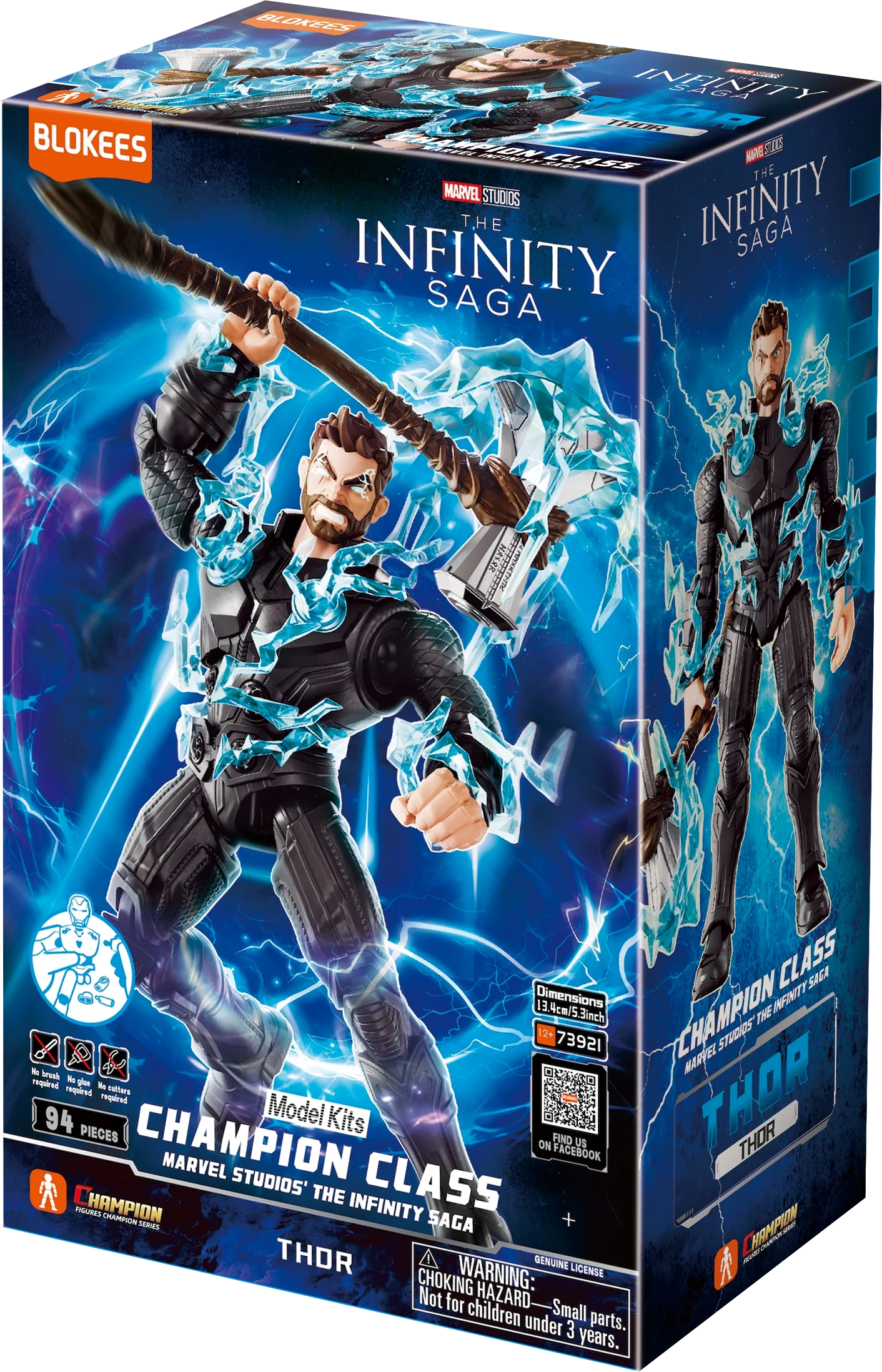 Blokees Marvel Hero Champion Class 02 - Thor Model Kits - Image 2