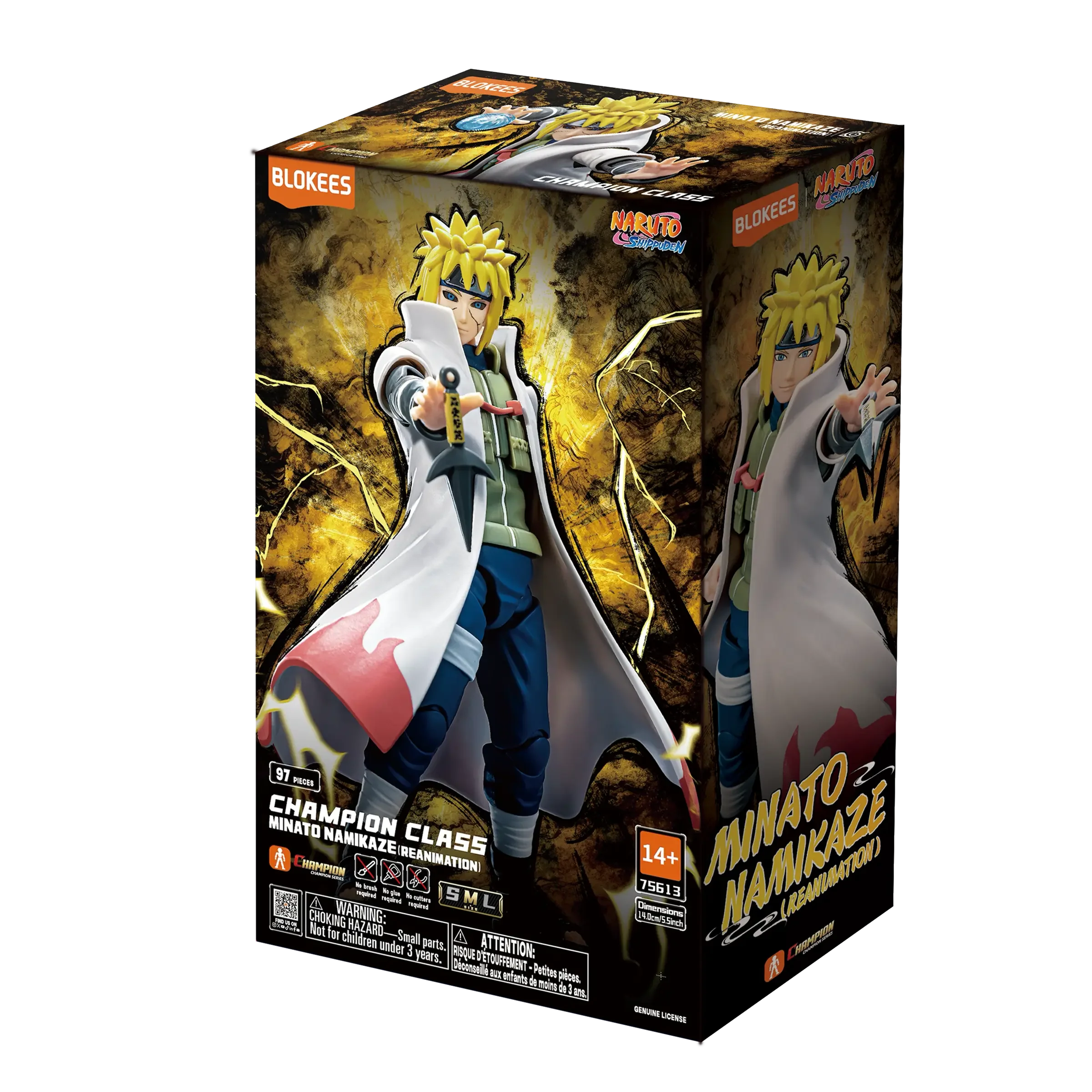 Blokees Naruto Shippuden Figures Champion Class 03 Minato Namikaze (Reanimation) - Image 2