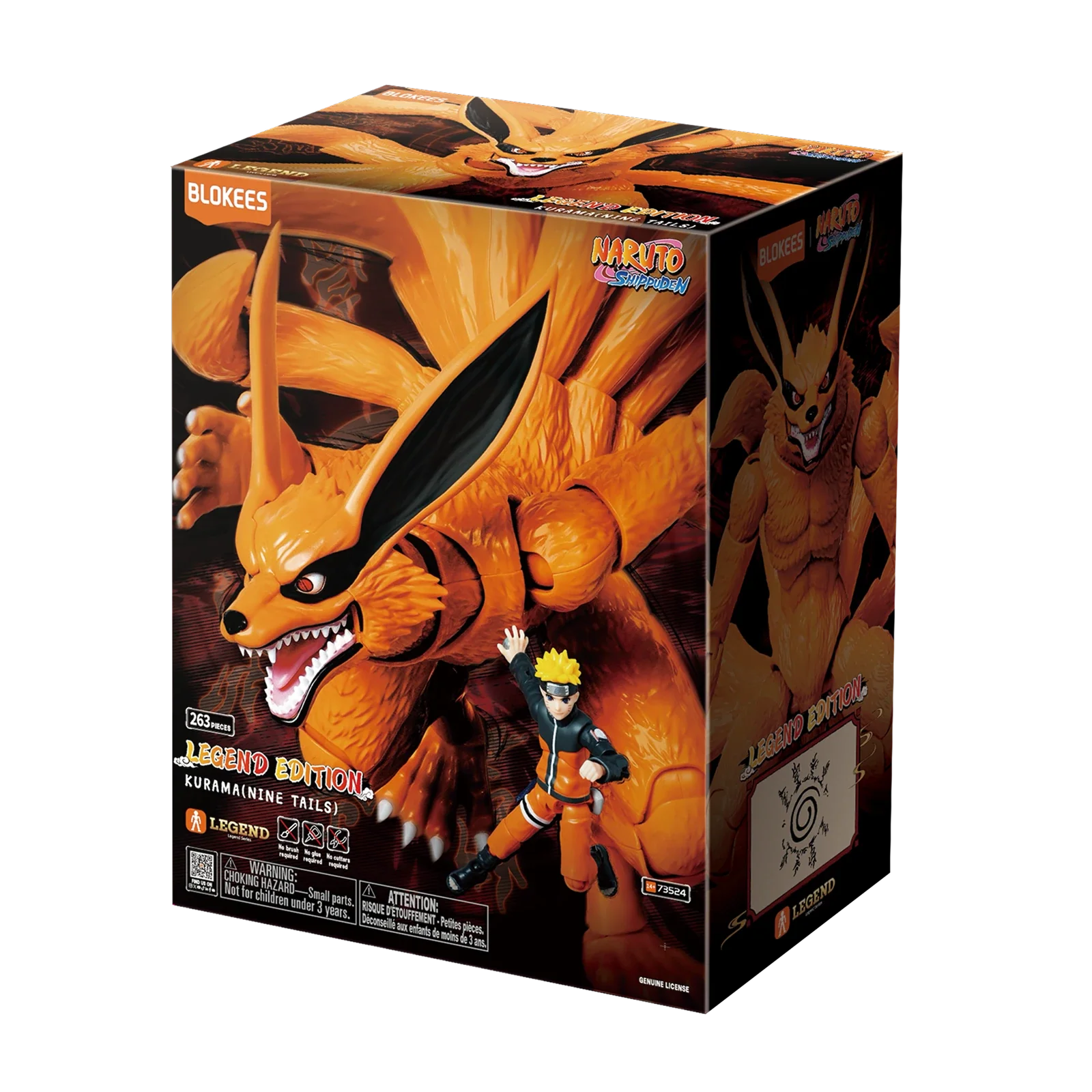 Blokees Naruto Shippuden Figures Legend Edition 01 Nine Tails (Kurama) - Image 2