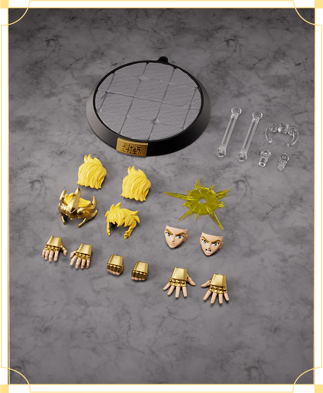 Blokees Saint Seiya Leo Aiolia Model Kit Champion Class 02 CC02 - Image 5
