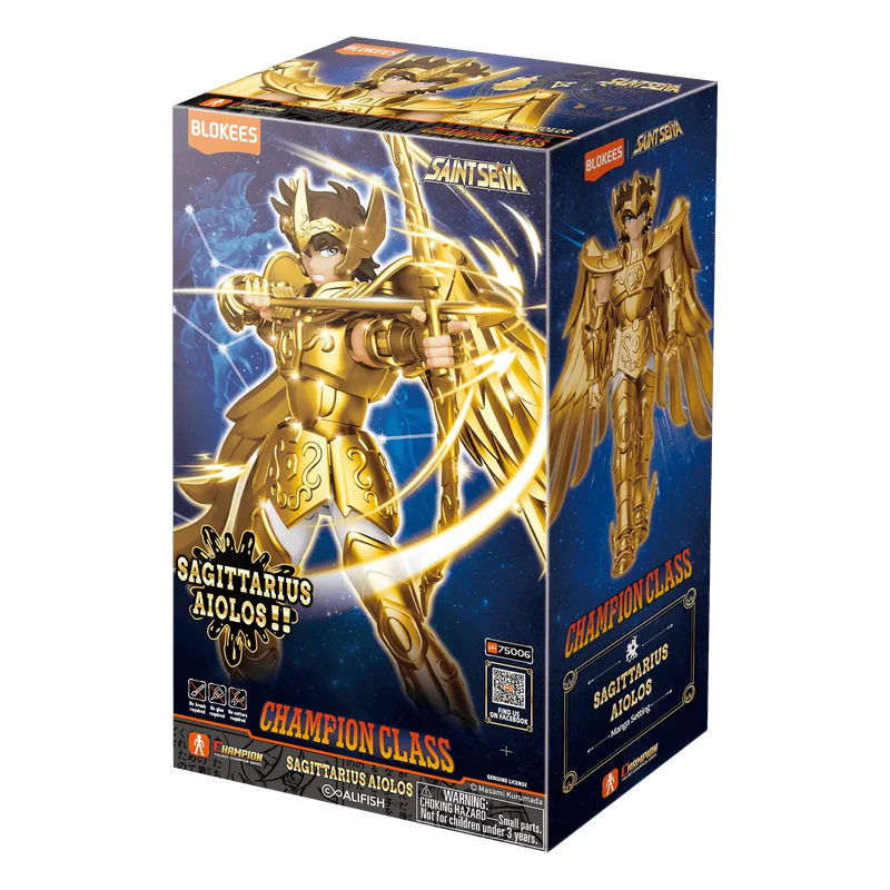 Blokees Saint Seiya Sagittarius Aiolos Model Kit Champion Class 05 CC05 - Image 2