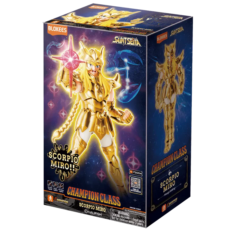 Blokees Saint Seiya Scorpio Miro Model Kit Champion Class 03 CC03 - Image 2