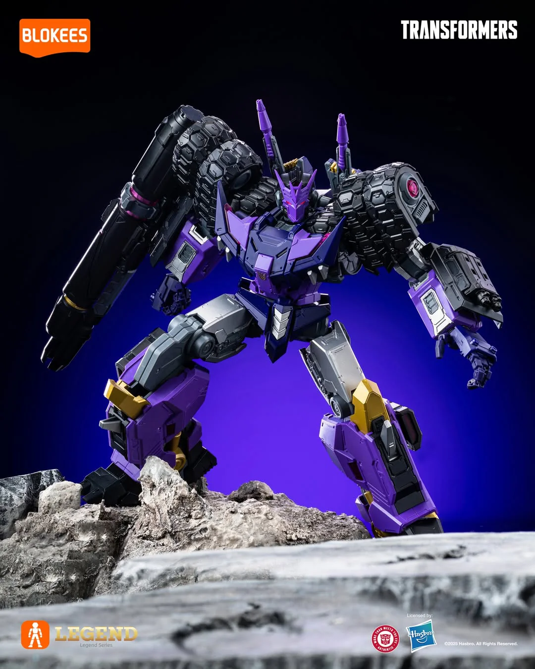Blokees Transformers 05 Tarn Comic Version 20cm Luminous Eyes & Chest AE05 Model Kit - Image 3