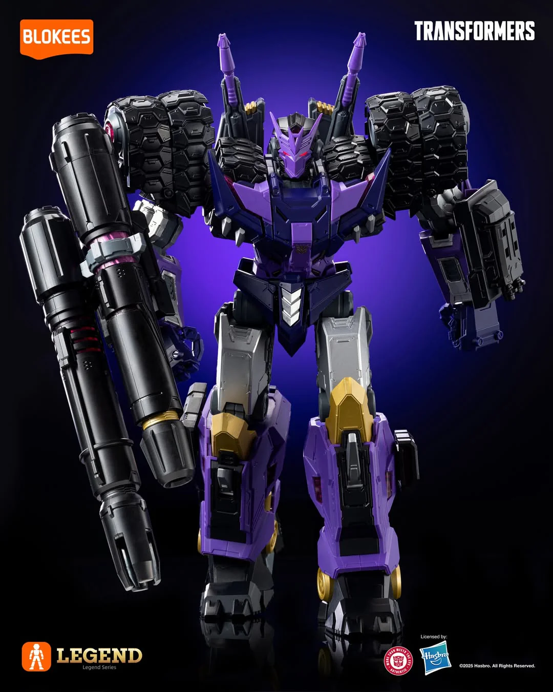Blokees Transformers 05 Tarn Comic Version 20cm Luminous Eyes & Chest AE05 Model Kit - Image 5