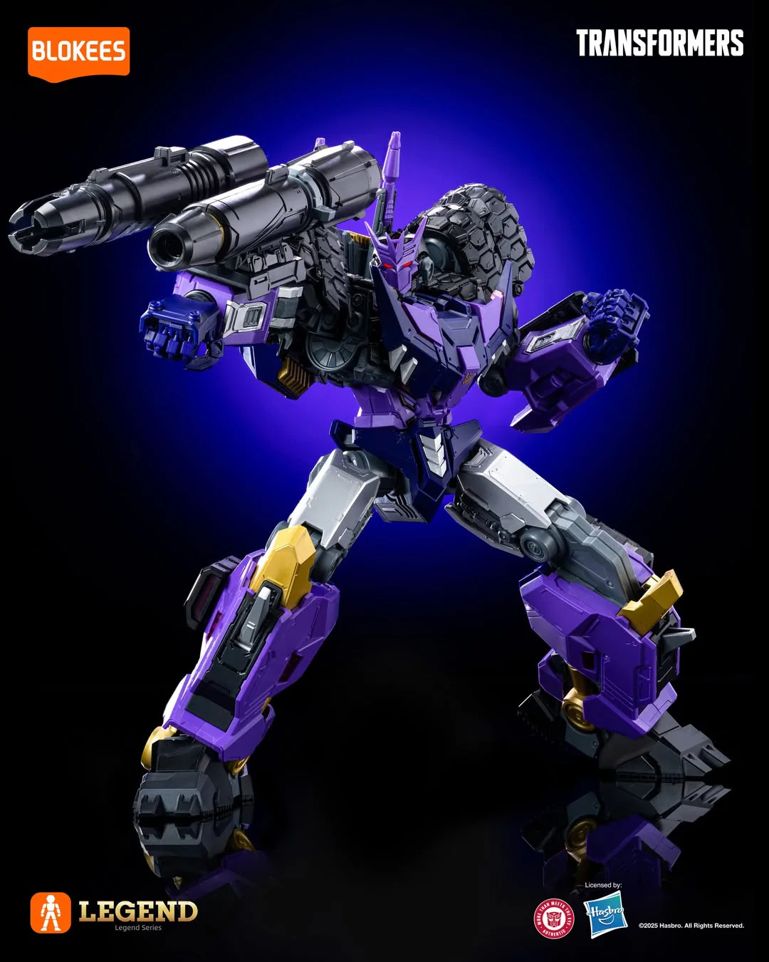 Blokees Transformers 05 Tarn Comic Version 20cm Luminous Eyes & Chest AE05 Model Kit - Image 6
