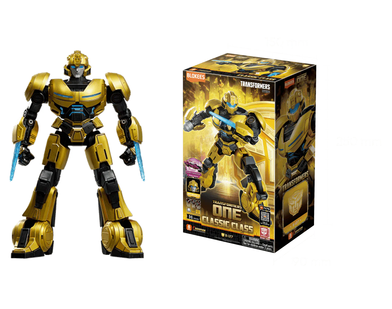 Blokees Transformers B-127 15 Model Kit Classic Class 15 Luminous Eyes - Image 6