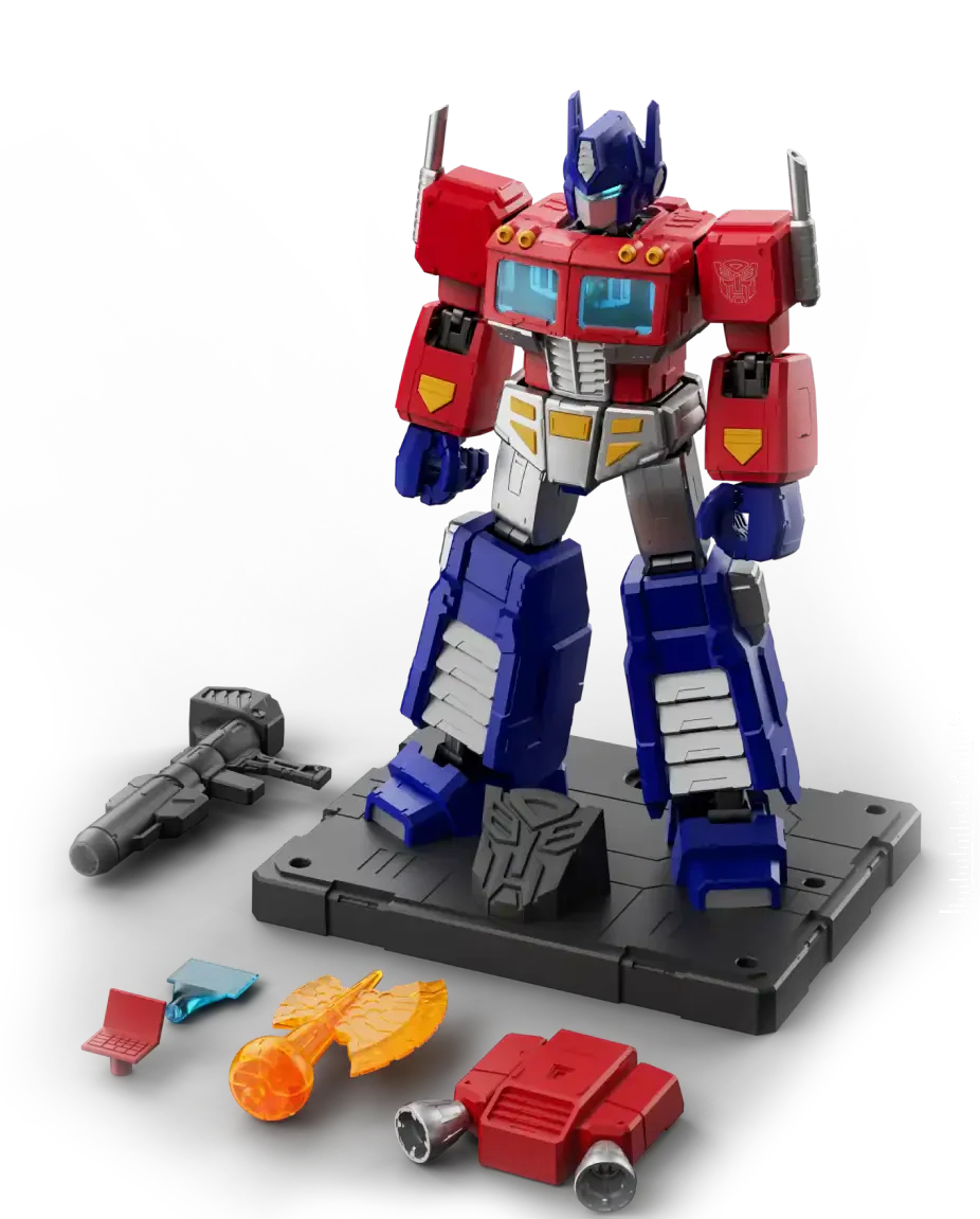 Blokees Transformers G1 Optimus Prime 20cm Luminous Eyes AE01 Model Kit - Image 3