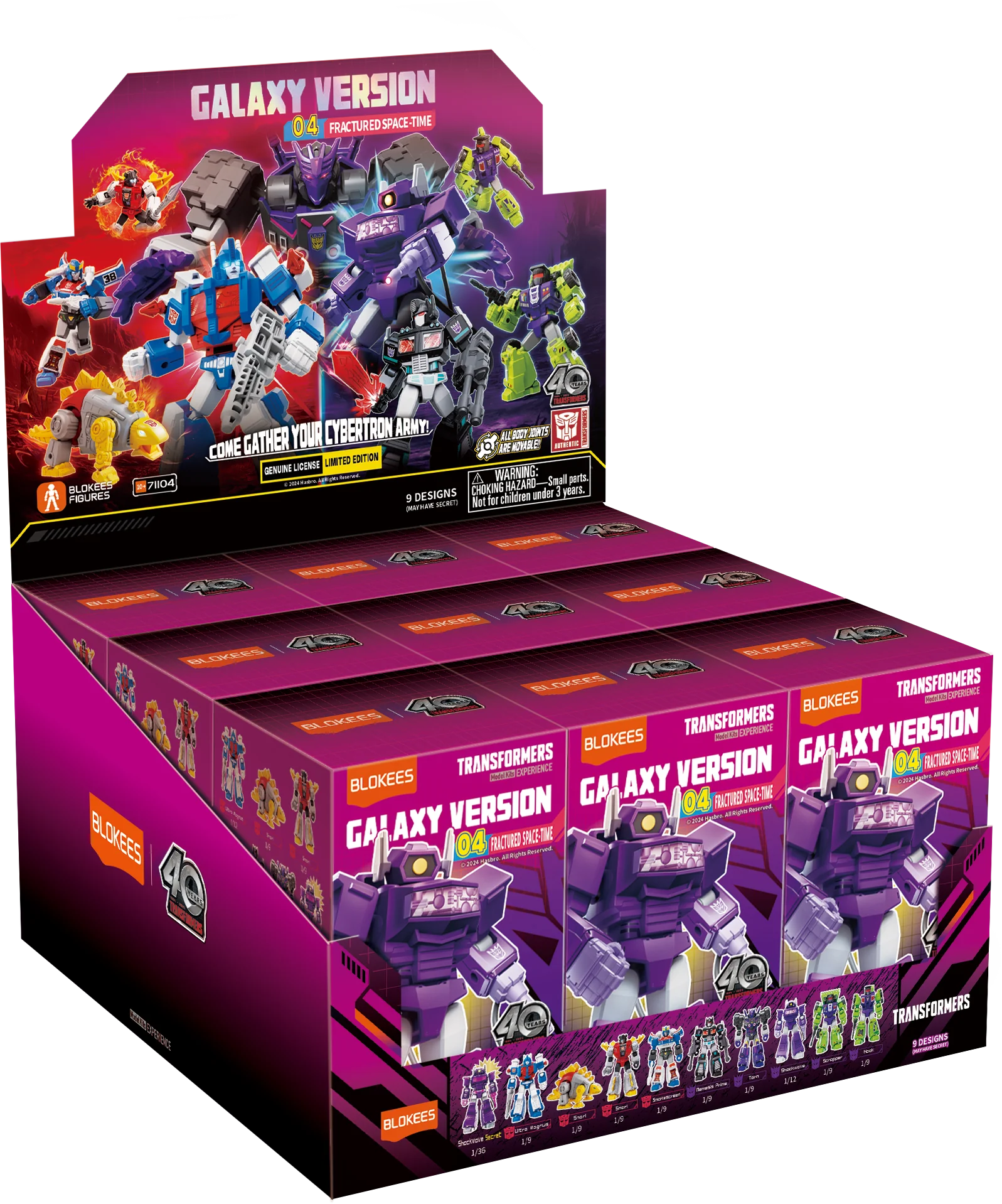 Blokees Transformers Galaxy Version 04 Fractured Space-Time Blind Box
