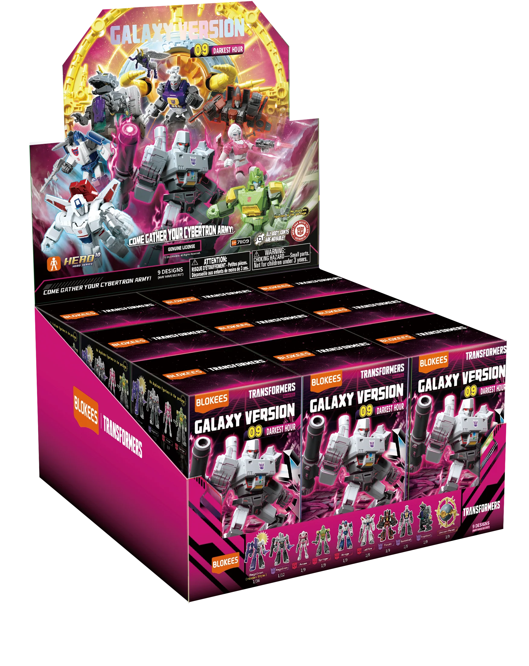 Blokees Transformers Galaxy Version 09 Darkest Hour Blind Box