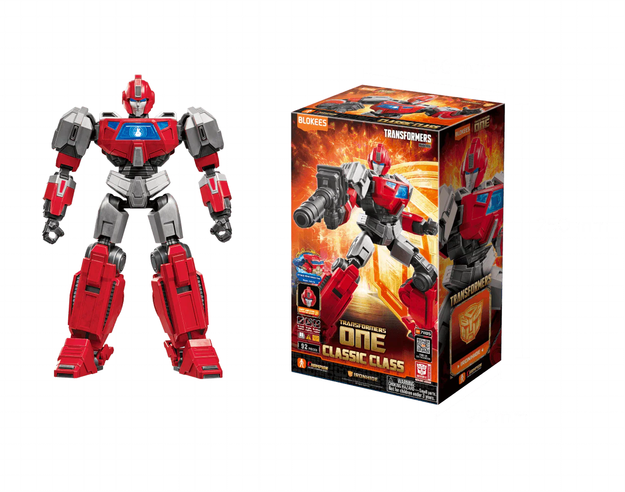 Blokees Transformers Ironhide 19 Model Kit Classic Class 19 Luminous Eyes & Chest - Image 3
