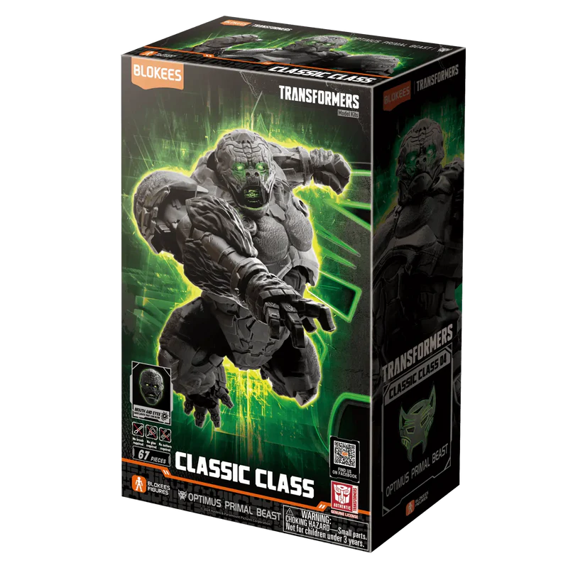 Blokees Transformers Optimus Primal Beast 04 Model Kit Classic Class 04 Luminous Eyes - Image 2