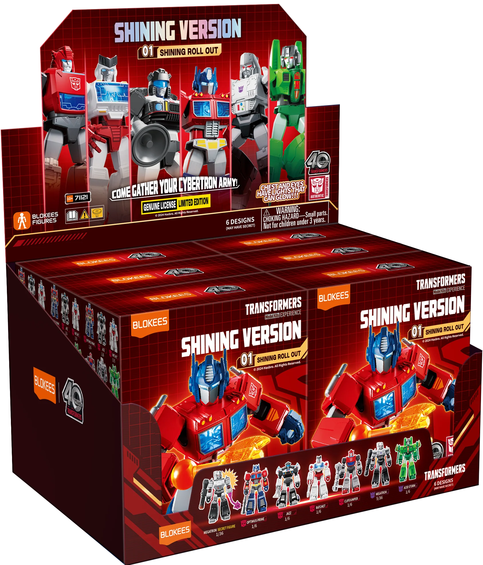 Blokees Transformers Shining Version 01 Shining Roll Out Blind Box