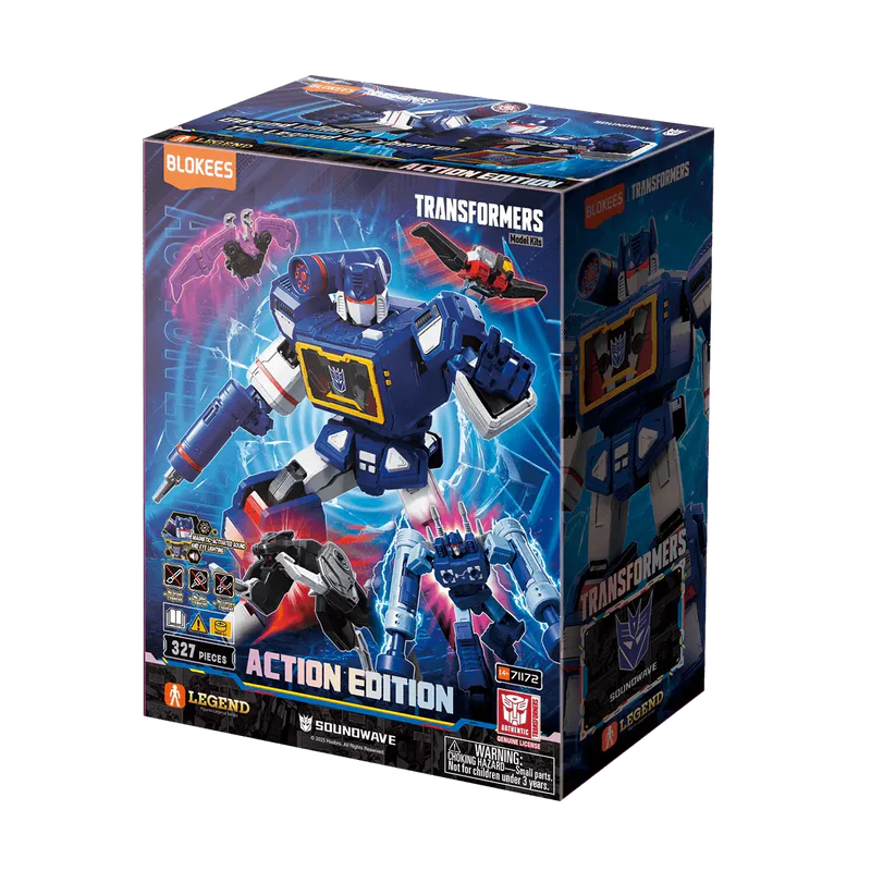 Blokees Transformers Soundwave 20cm Luminous Eyes AE03 Model Kit - Image 2