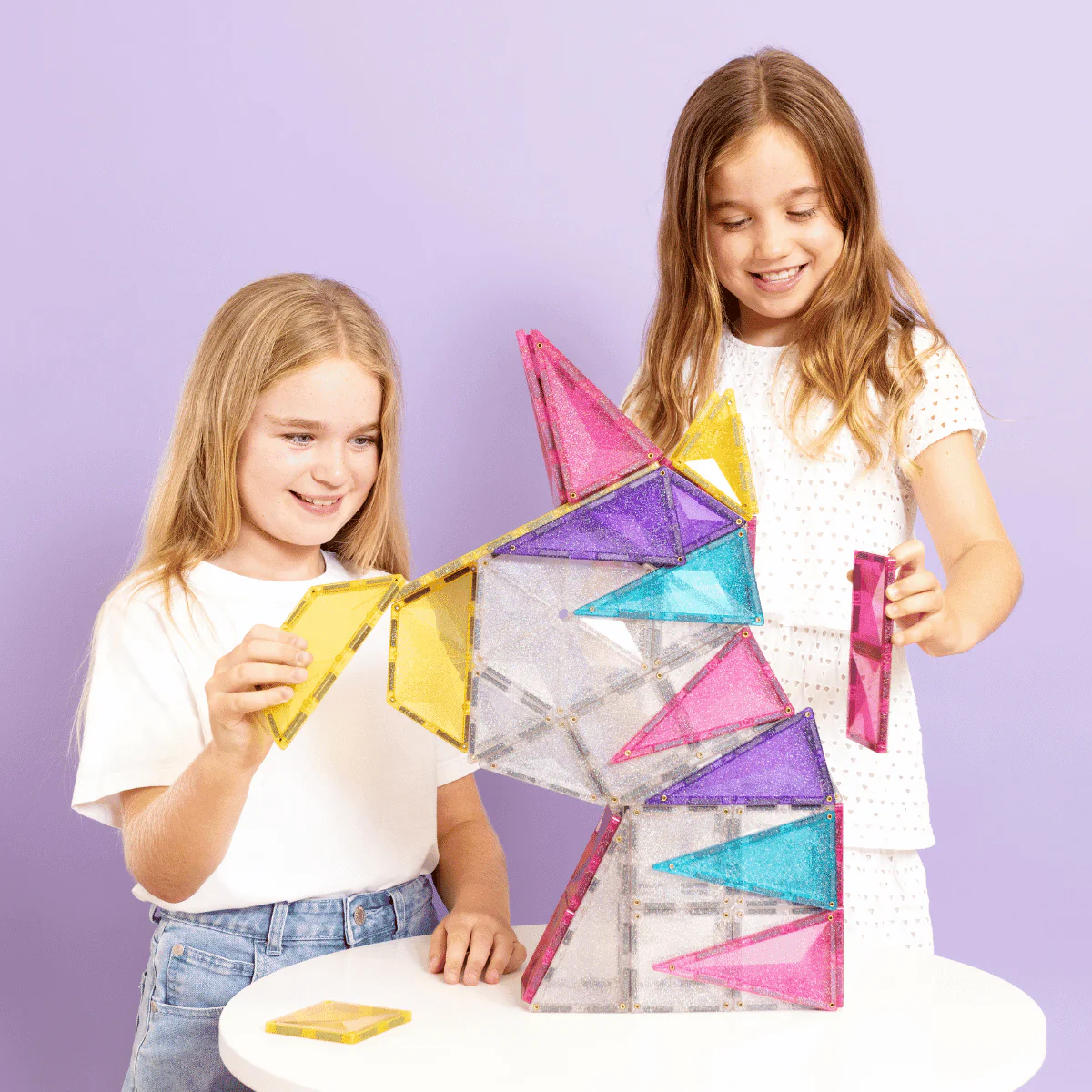 Connetix - Glitter Unicorn Pack 56 pc - Image 3