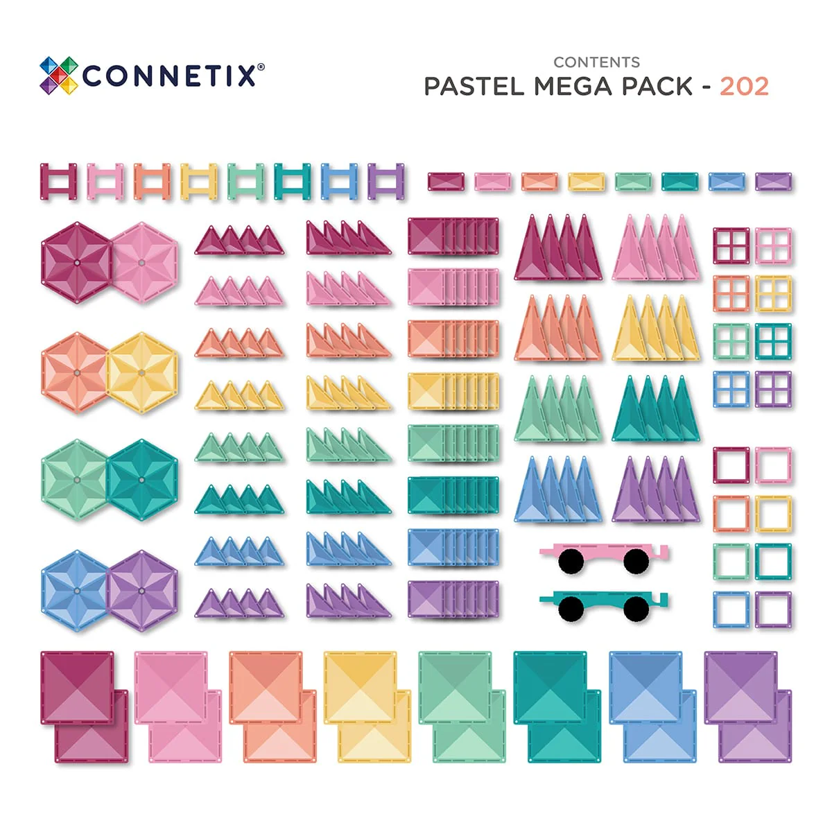 Connetix - Pastel Mega Pack 202 pc - Image 12