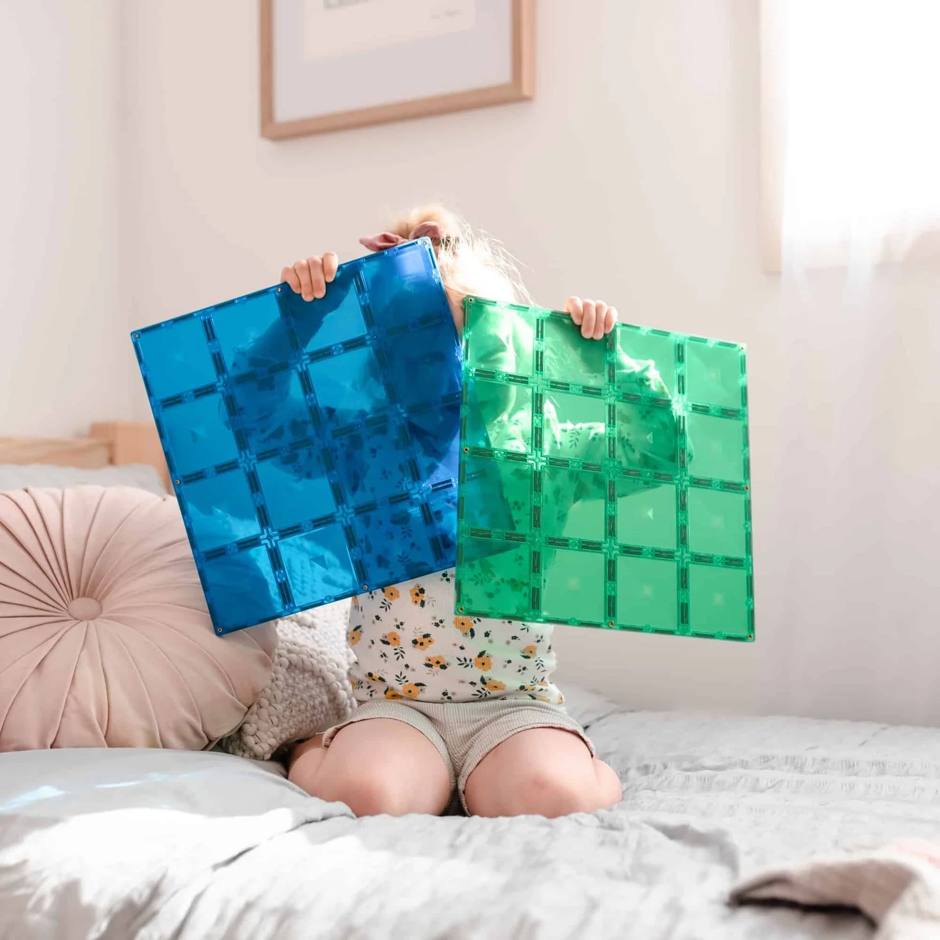 Connetix - Rainbow Blue & Green Base Plate 2 pc - Image 8