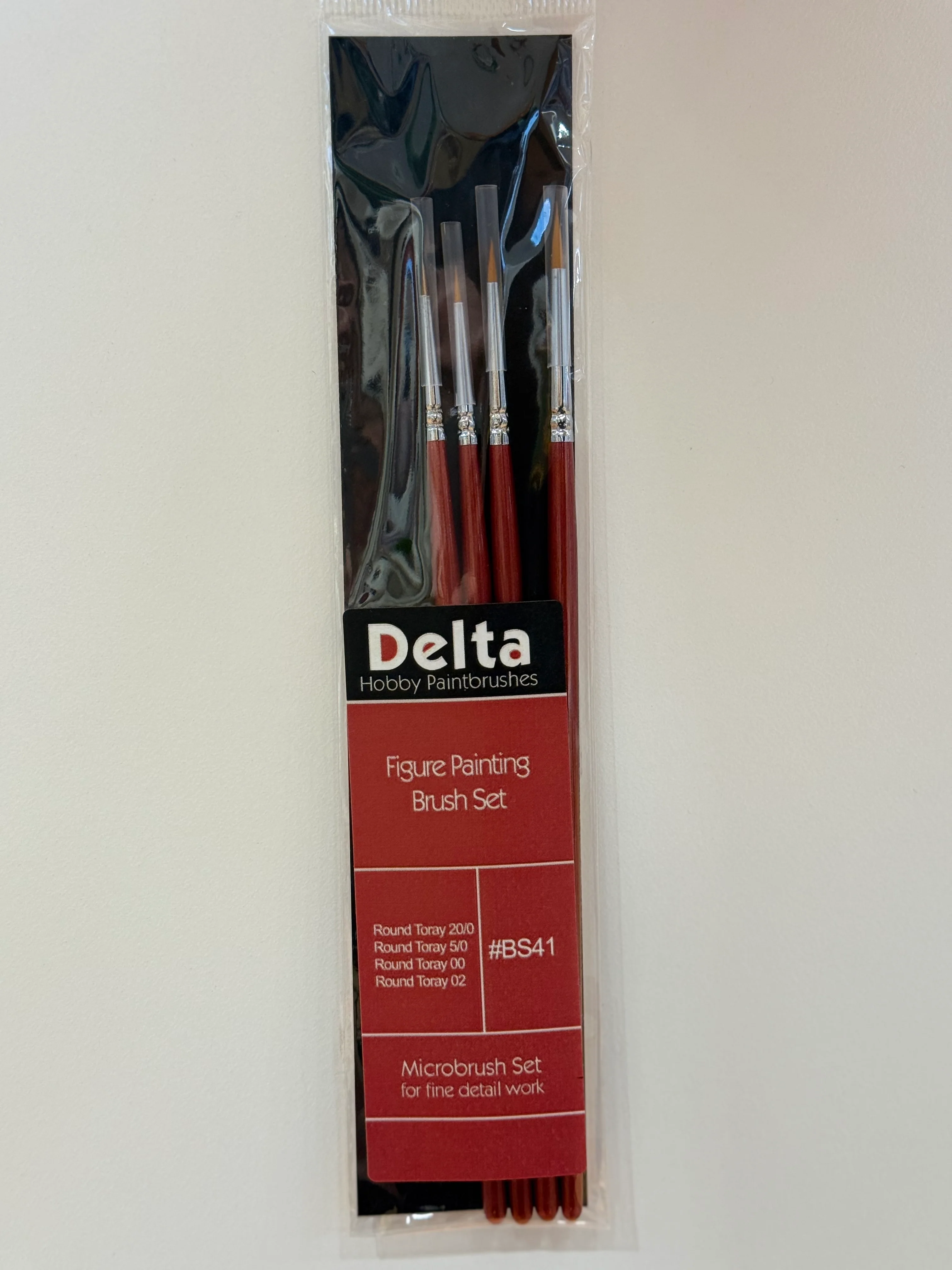 Delta Hobby Paint Brushes - Figure Painting Brush Set BS41