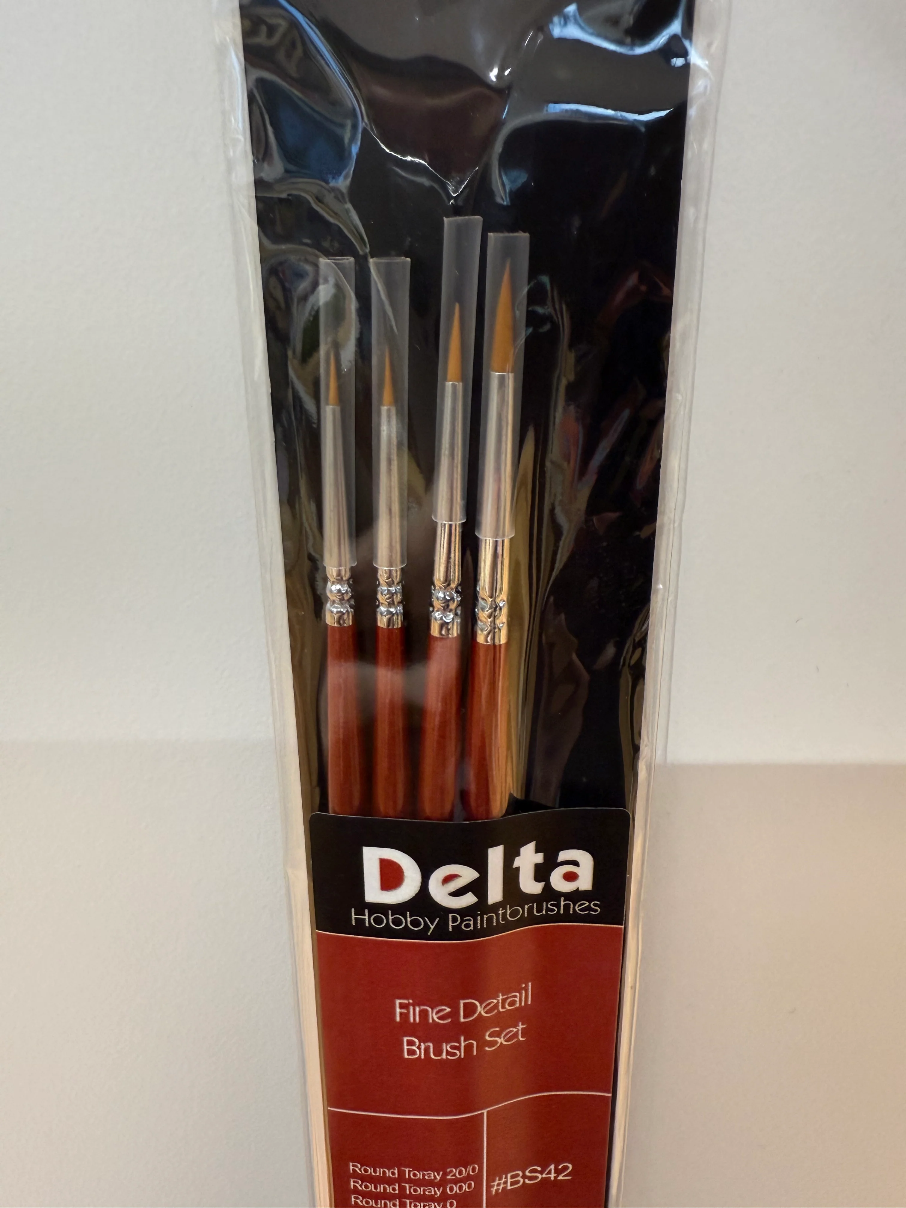 Delta Hobby Paint Brushes - Fine Detail Brush Set BS42 - Image 2