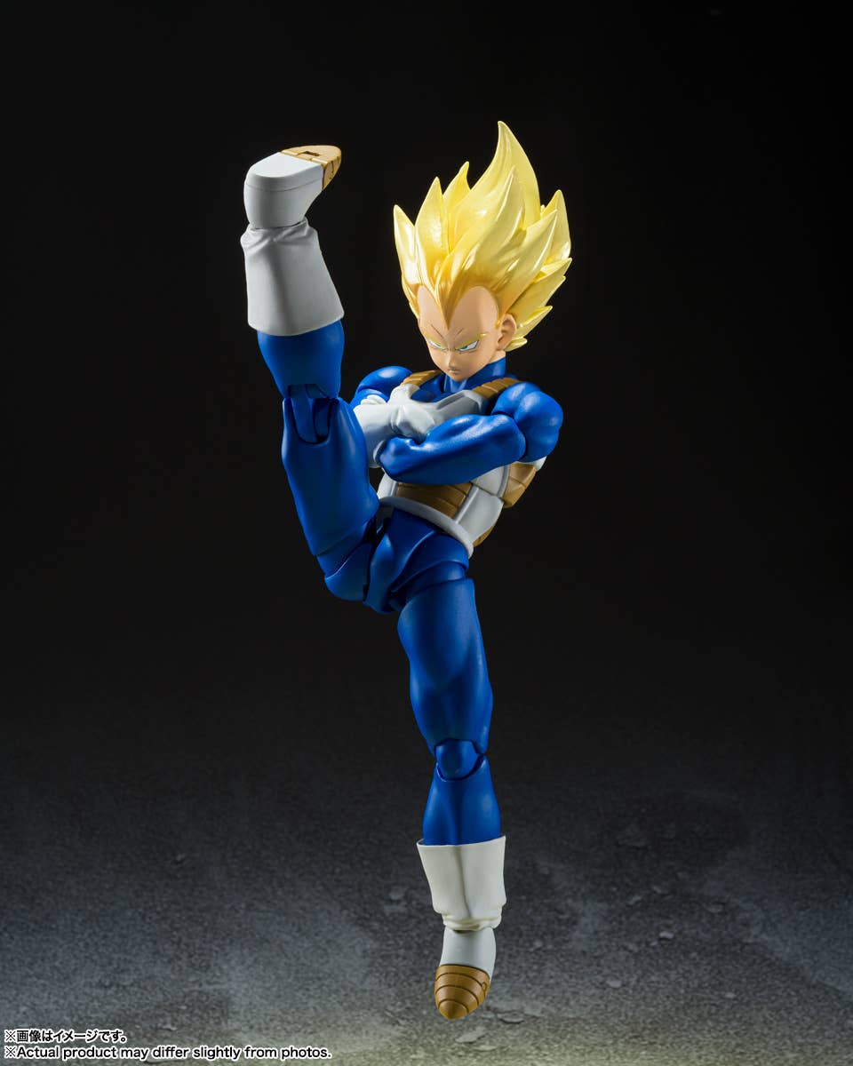 Dragon Ball - S.H.Figuarts Super Saiyan Vegeta -Awakened Super Saiyan Blood - Image 6
