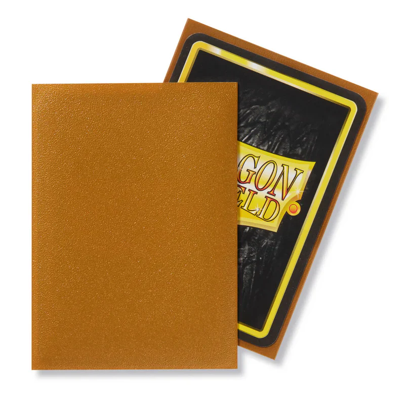 Dragon Shield: Sleeves Matte Dual Gold (100 Pack) - Image 2