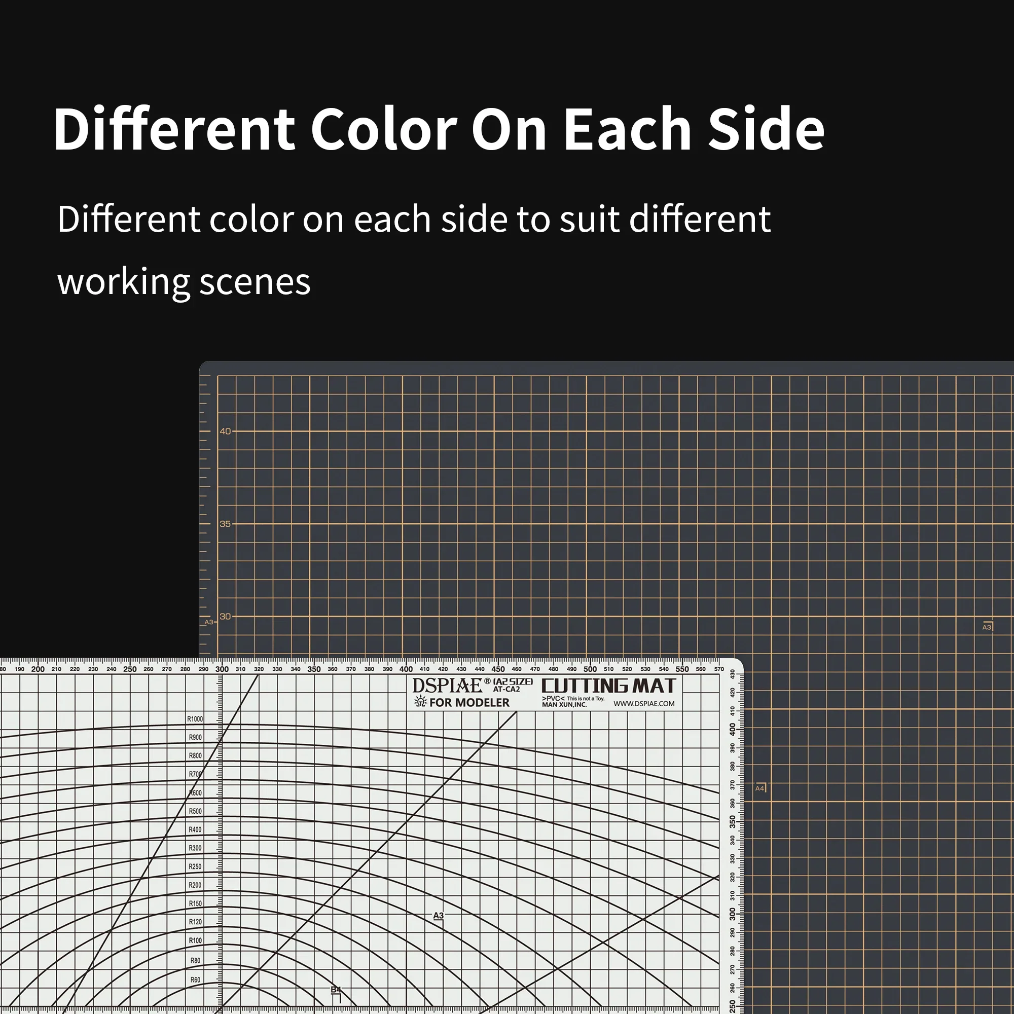 DSPIAE Double-Sided Model Cutting Mat A4 - Image 3