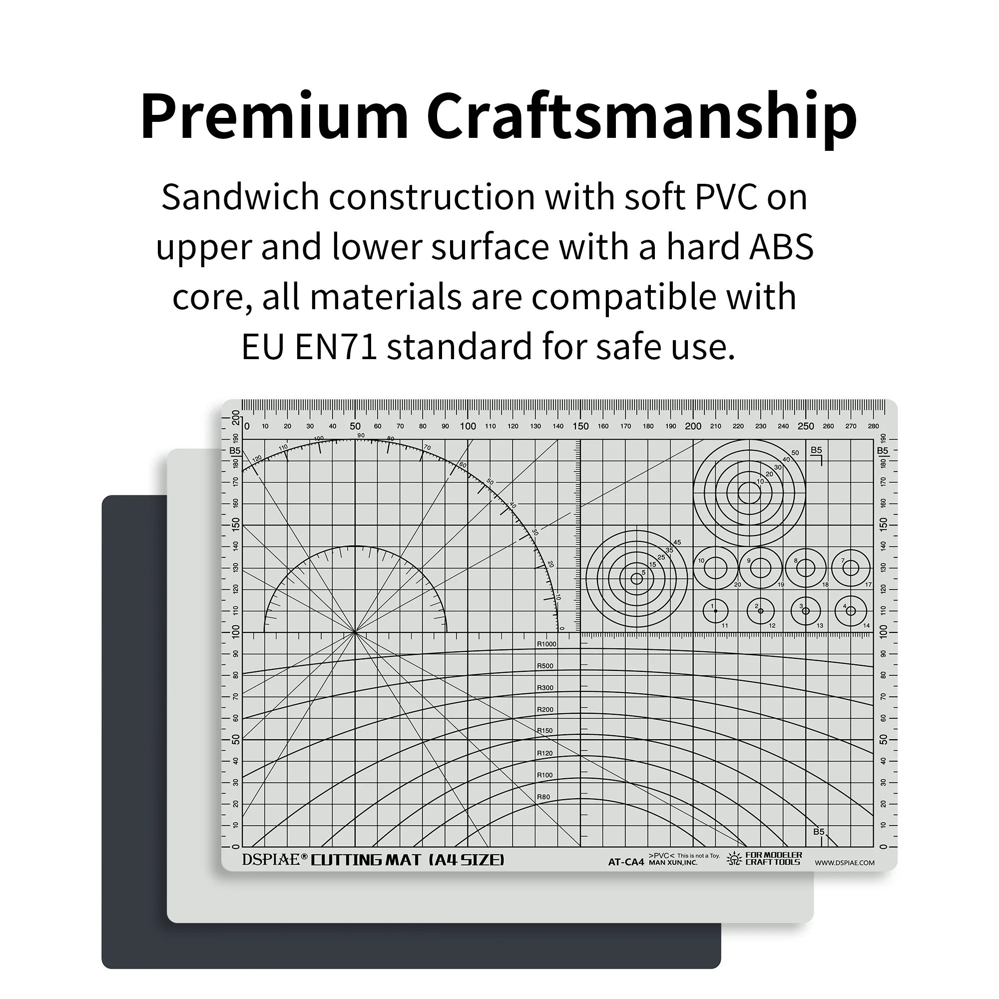 DSPIAE Double-Sided Model Cutting Mat A4 - Image 5