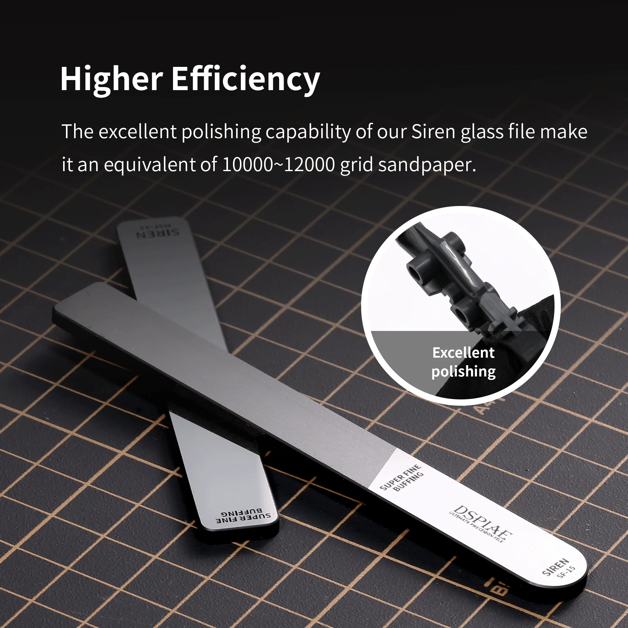 DSPIAE MSF/SF Siren Ultimate Precision Polishing File For Models 10000-12000 Grit - Image 13