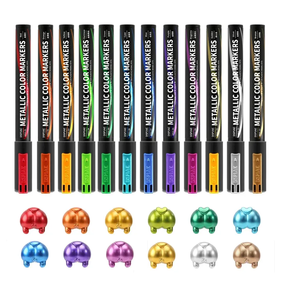 DSPIAE Super Metallic Color Markers MKA - Image 2