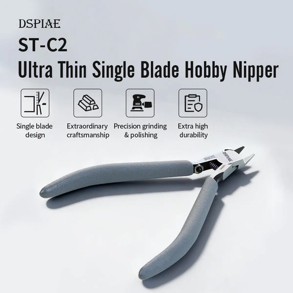 DSPIAE Ultra Thin Single Blade Hobby Nipper For Plastic Models ST-C2 - Image 3