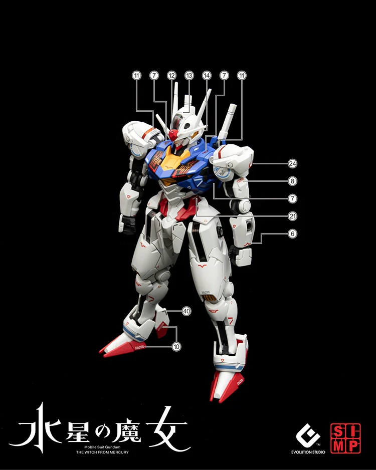 EVO Decal - HG 1/144 Aerial - Fluorescent - Image 4