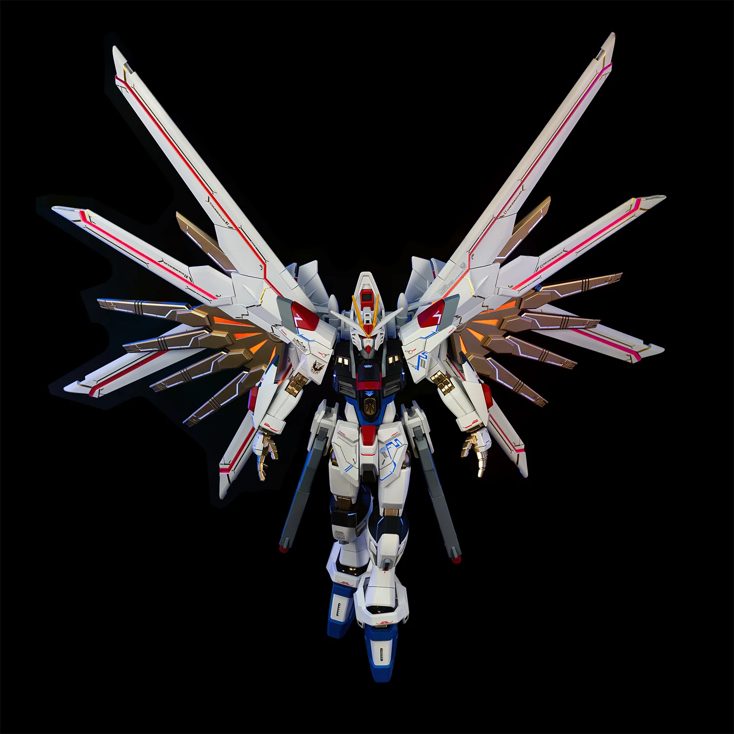 EVO Decal - HG 1/144 Mighty Strike Freedom Gundam - Fluorescent + Gold Foil - Image 7