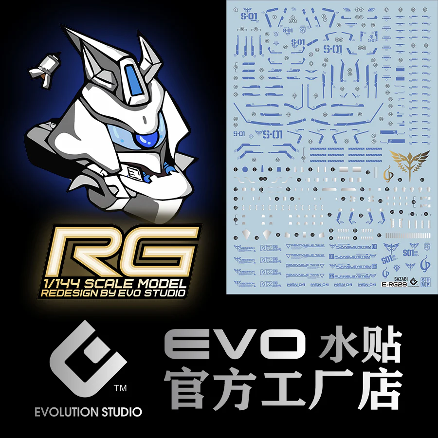 EVO Decal - RG 29 1/144 Sazabi - Image 10